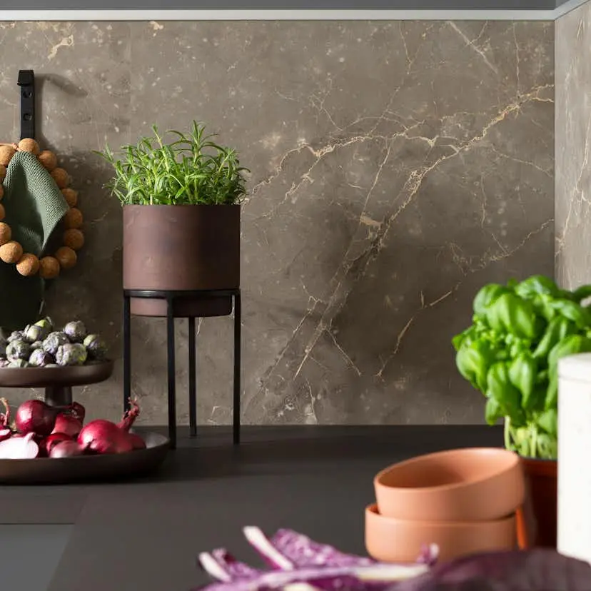 Kjøkkenplate Fibo Brown Marble 2278-K00S