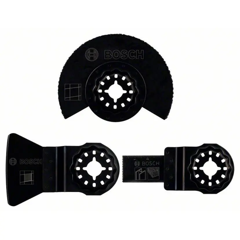 Kakelset Bosch Power Tools 3-delars Starlock Startsats Tiles
