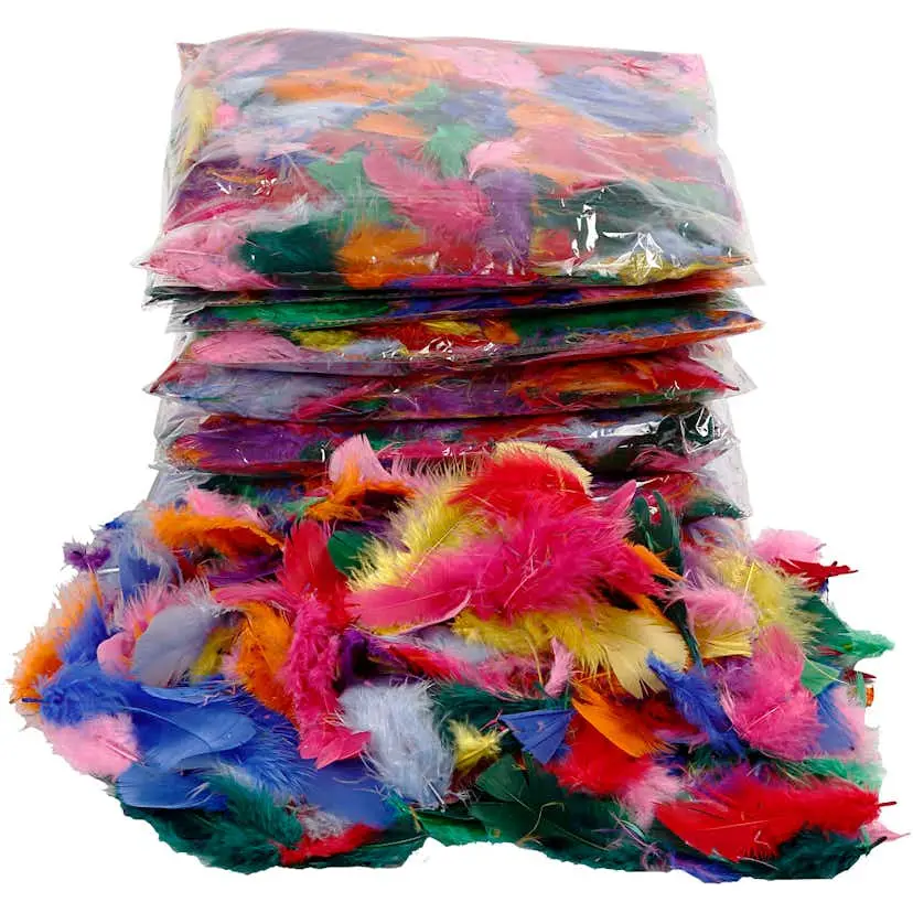 Dun Creativ Company Ass Farger Str 7-8 cm 500 g/1 Pk