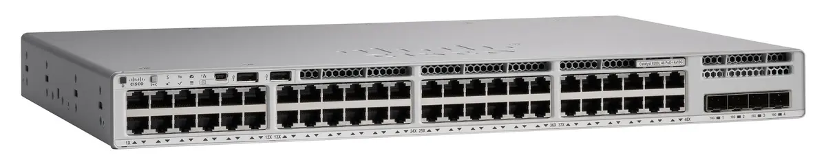 Cisco - Catalyst 9200 - Network Advantage - switch - 48 porter - smart - rackmonterbar