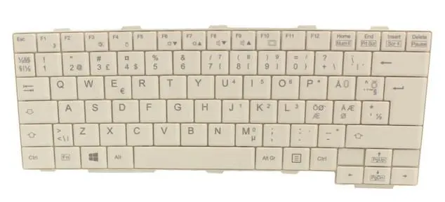Fujitsu - Keyboard White(US) WIN8
