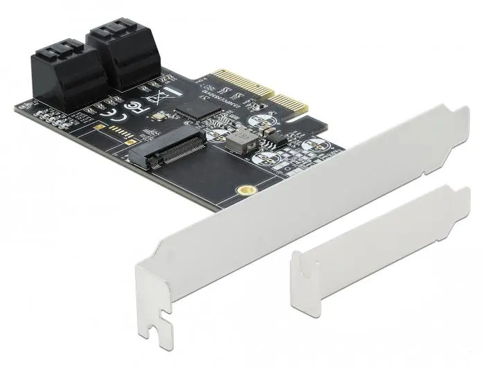 Delock - Diskkontroller - SATA 6Gb/s - PCIe 3.0 x4