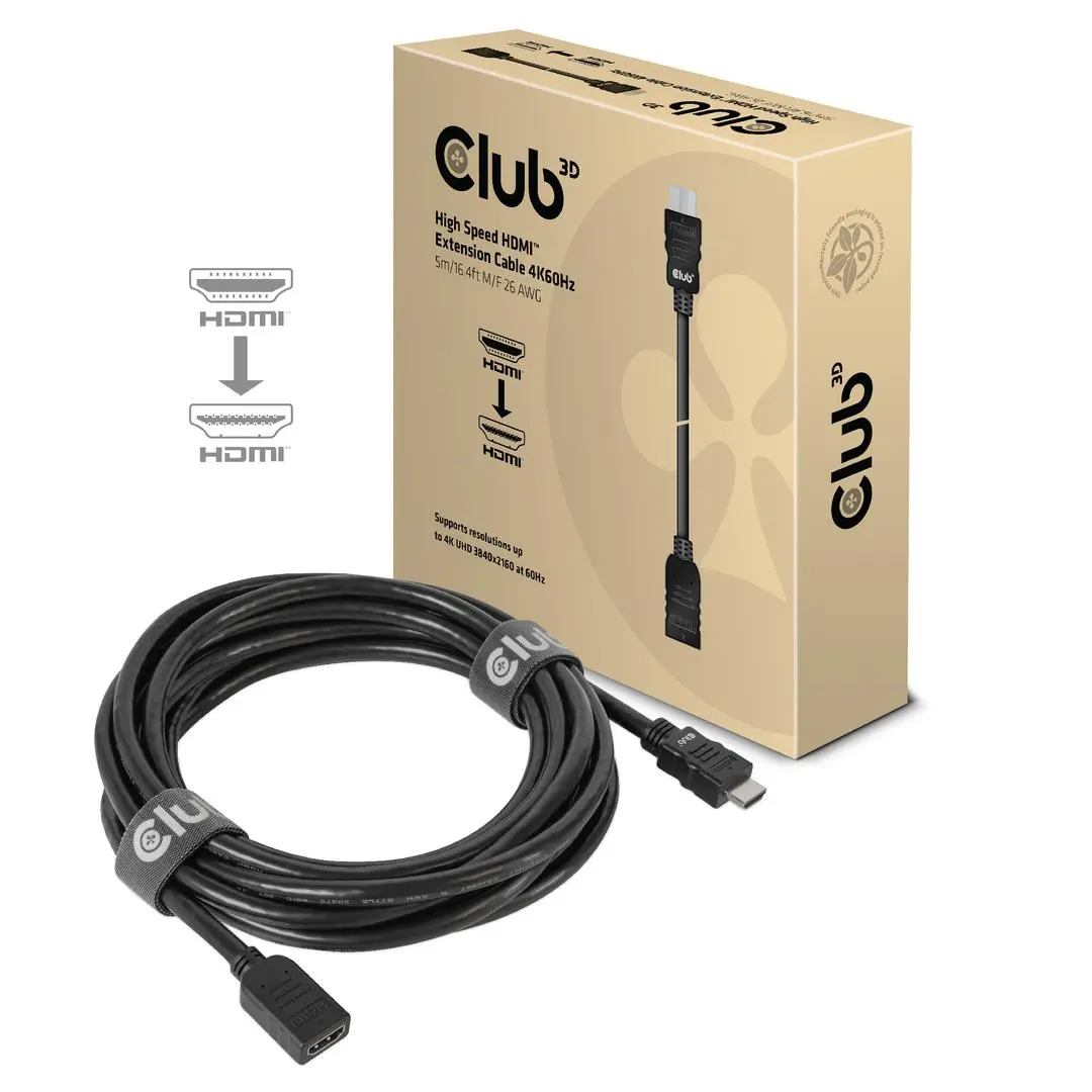 Club 3D - HDMI-forlengelseskabel - 5 m