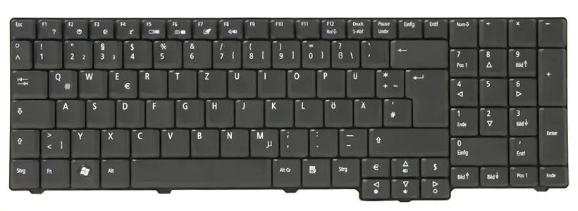 Acer - Tastatur - Sveitsisk tysk - for TravelMate 7530, 7730, 7730G
