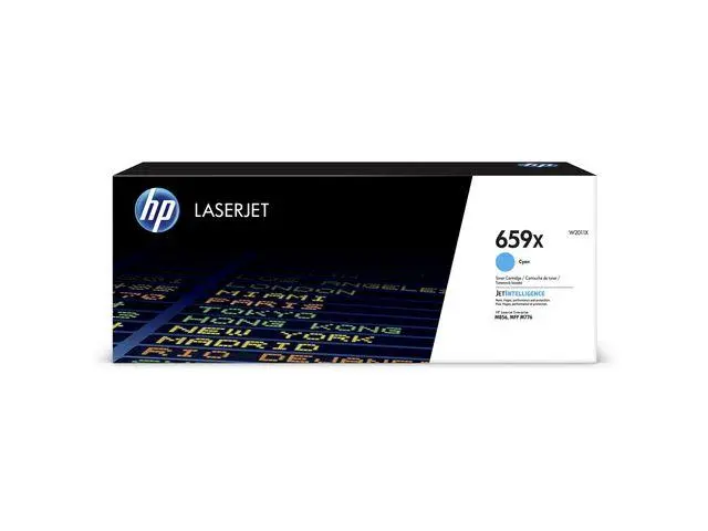 HP - 659X High Yield Cyan Original LaserJet Toner Cartridge