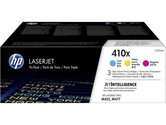 HP - 410X LaserJet Toner Cartridges CMY 3p