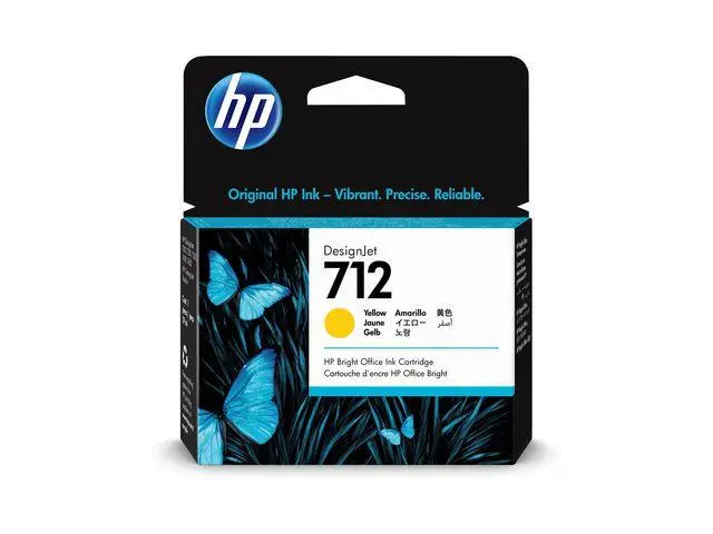 HP - 712 29-ml Yellow DesignJet Ink Cartridge