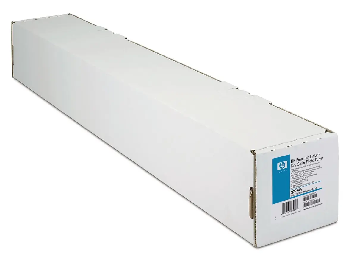 HP - Premium Instant-dry Satin Photo Paper - fotopapir - sateng - 1 rull(er) - Rull (106,7 cm x 30,5 m) - 260 g/m²