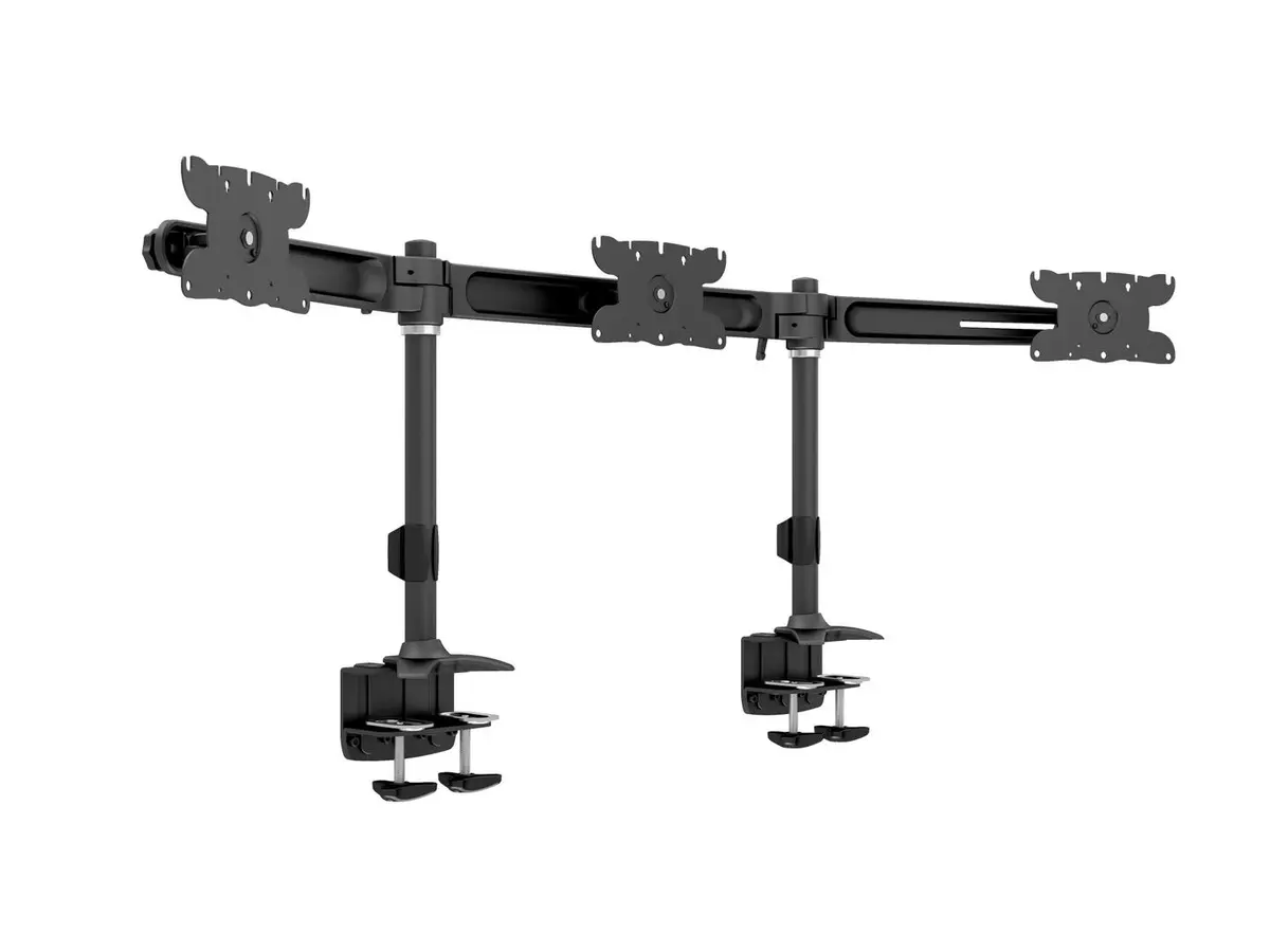 MULTIBRACKETS - M VESA Desktopmount Triple Desk Clamp 24"-32"