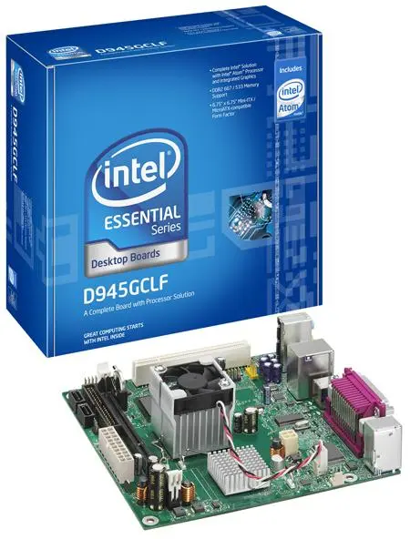 Intel - LITTLE FALLS BOARD INCL CPU MINI-ITX INCL. ATOM 230 CPU CPNT
