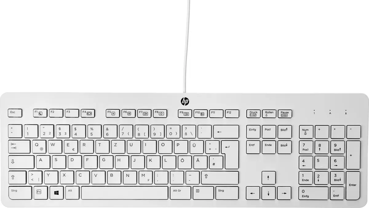 HP - Usb Business Slim Grey Kb I