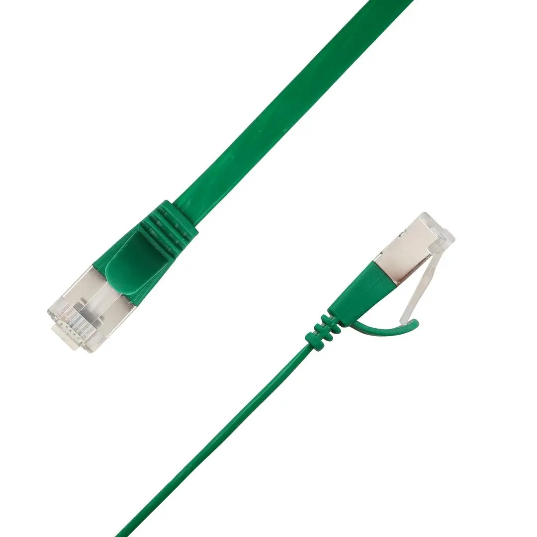 LinkIT - Flat U/FTP Cat6a green 3.5m