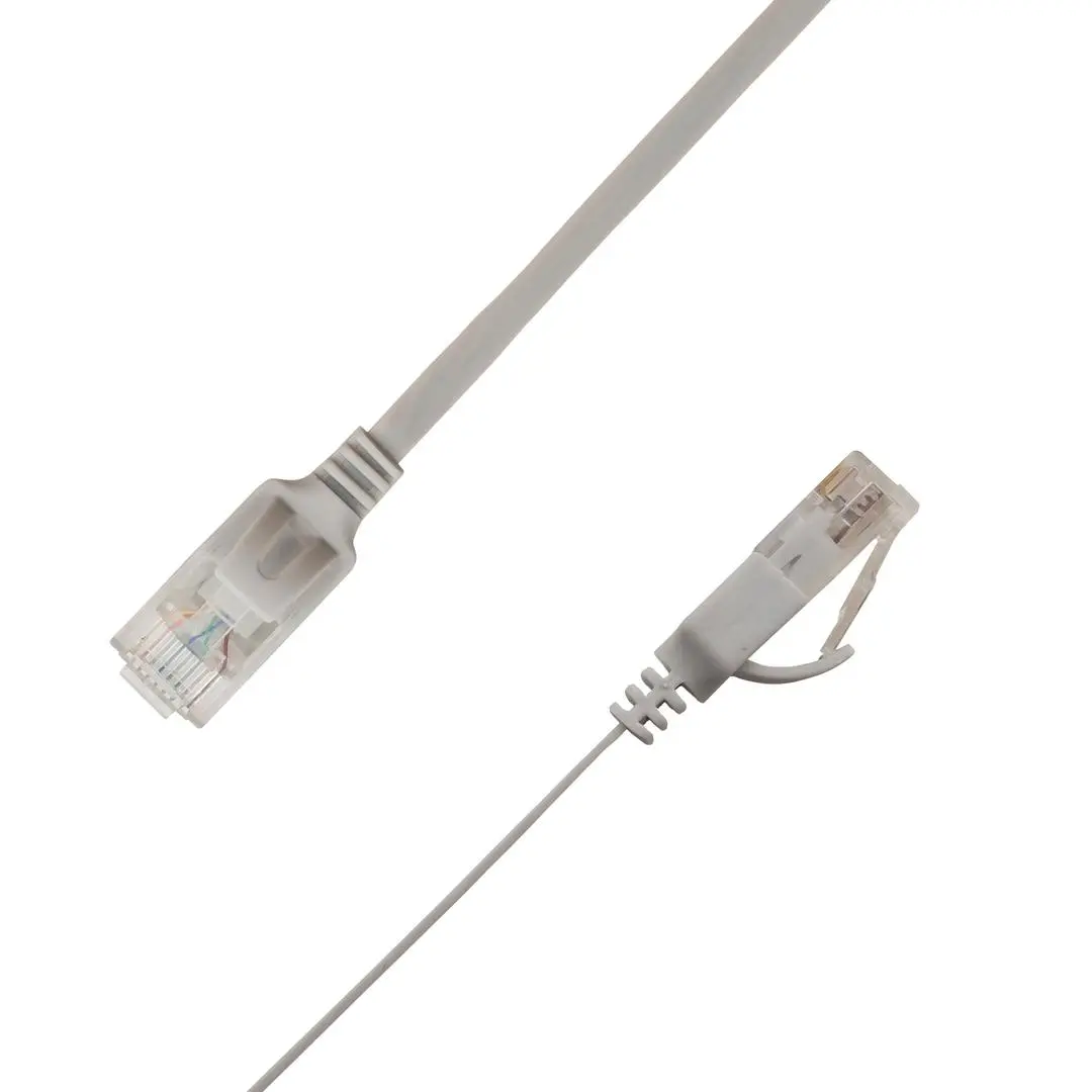 LinkIT - Flat U/UTP Cat6a grey 2.5m