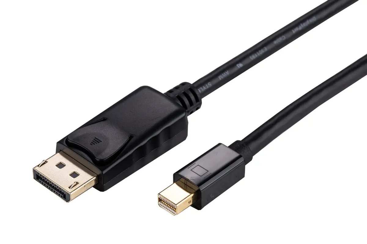 LinkIT - DisplayPort til mini Displayportkab. 3 m Svart 20 pin han