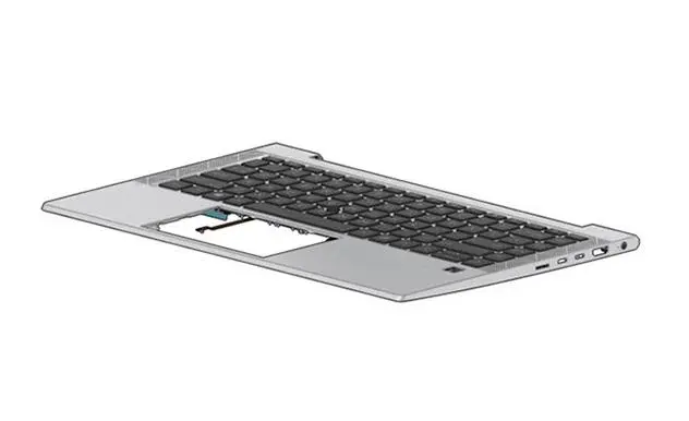 HP - TOPCVR W/KB UMA BL PVCY HUNG