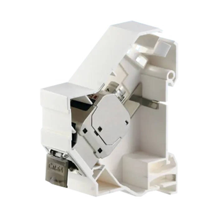LinkIT - LinkIT1-port Keystoneadapter DIN-skinne For UTP og STP kontakter
