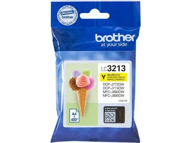 BROTHER - Ink LC-3213Y Yellow