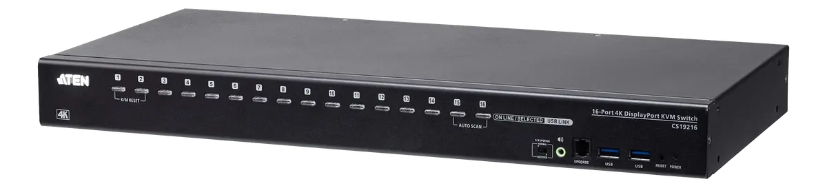 ATEN - CS19216 - KVM / lyd / USB-svitsj - 16 porter - rackmonterbar