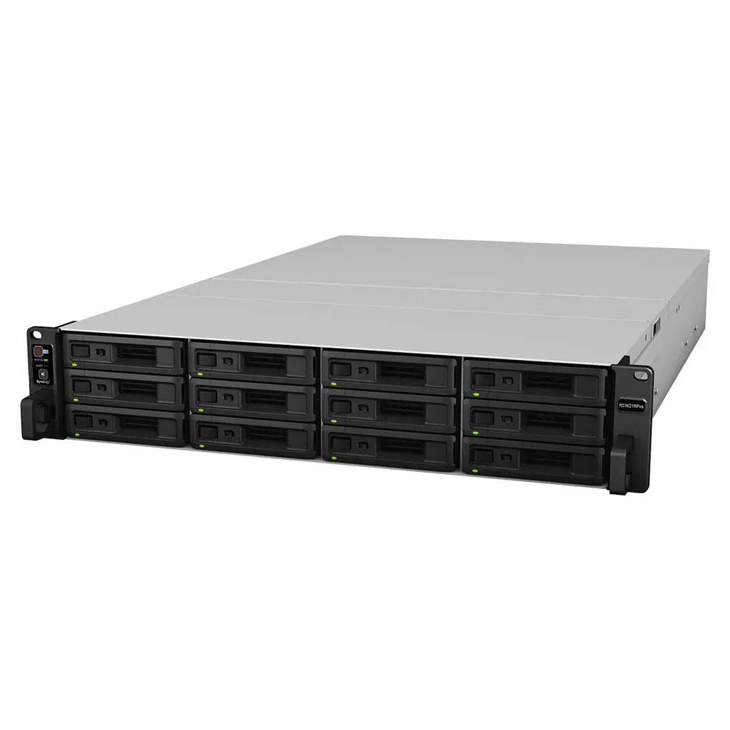 SYNOLOGY - RS3621RPxs 12-bay NAS-RackStation D-1531 6-core 2.2GHz 8GB DDR4 2xUSB 3.2 4xRJ-45 2xExpansion ports