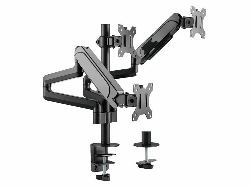 Equip - 17"-27" Triple Monitor Desk