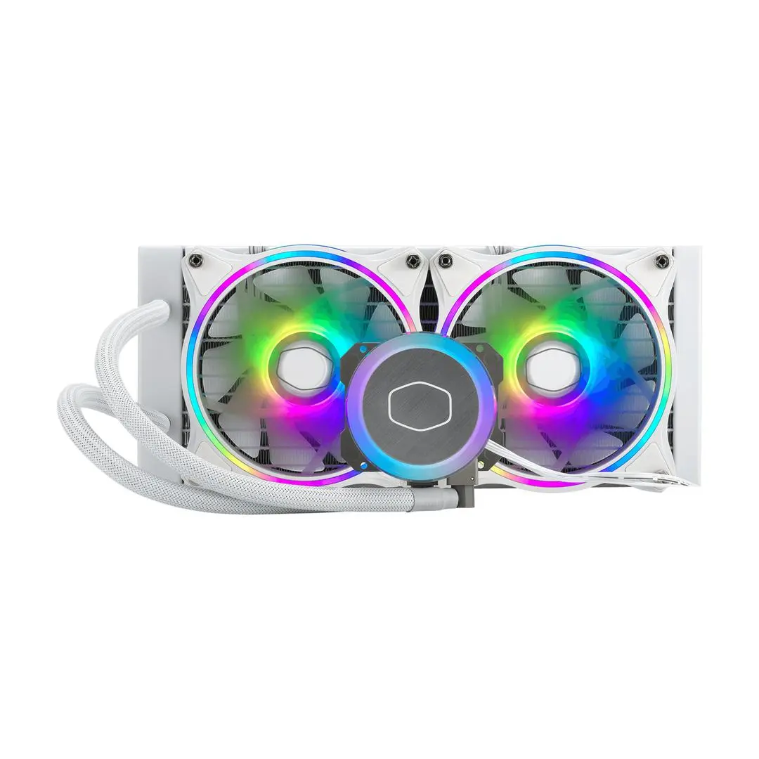 Cooler Master - MasterLiquid ML240 Illusion - White Edition - væskekjølesystem for prosessor