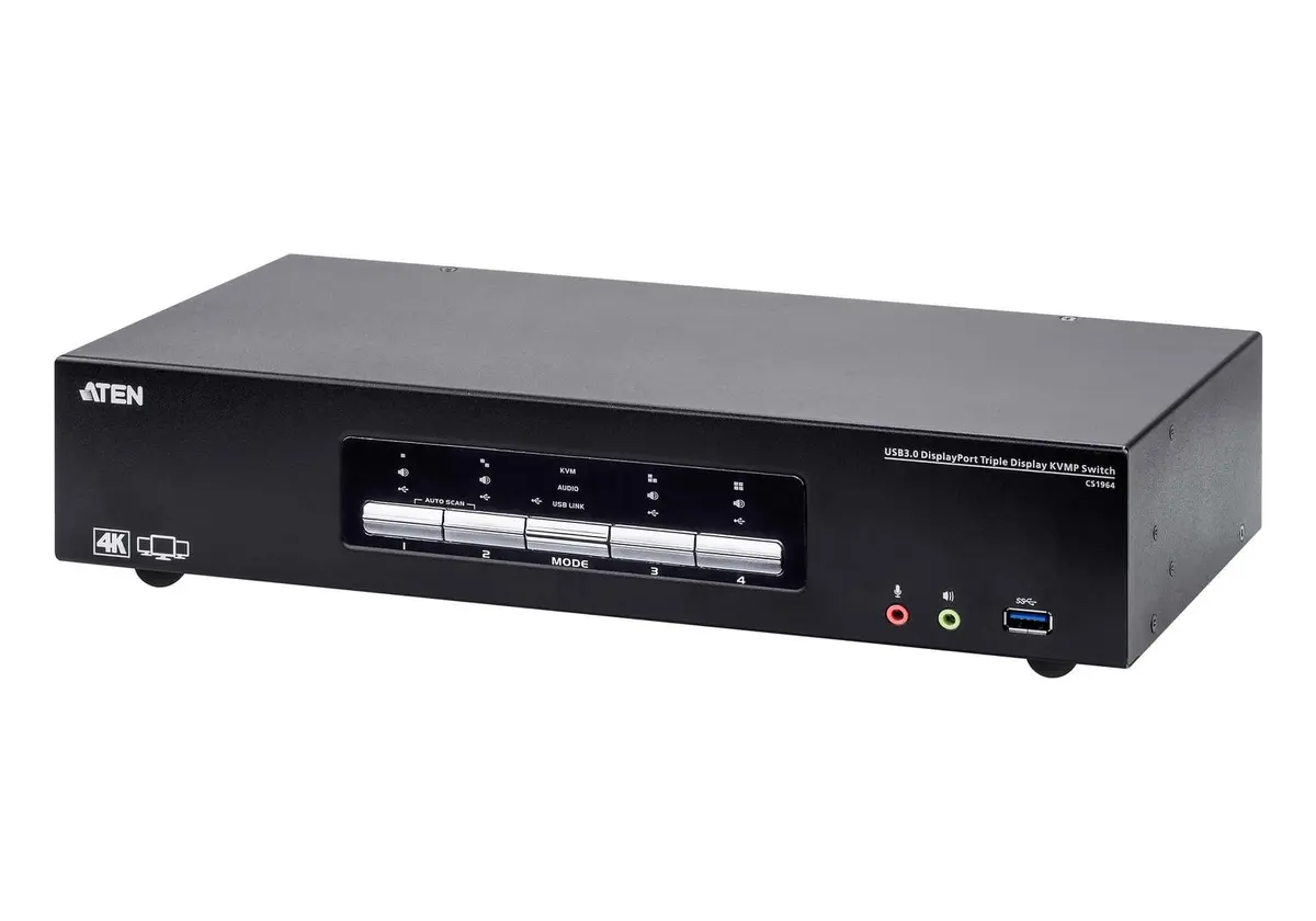 ATEN - 4-Port USB3.0 4K DisplayPort