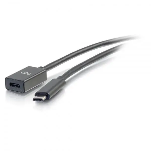 C2G - USB Extension Cable | USB-C - USB-C | 3.1 Gen 1 | 0.9m | Black