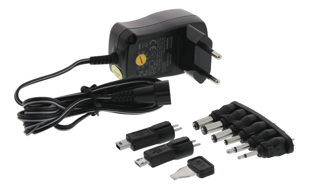 Nordic Quality - AC/DC Adapter, 600mAh
