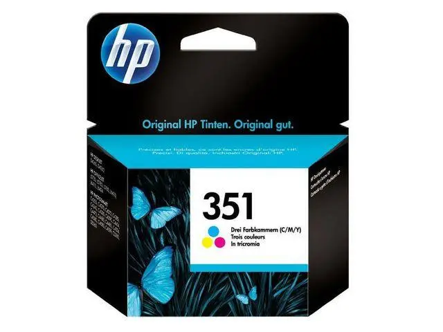 HP - 351 - farge (cyan, magenta, gul) - original - blekkpatron