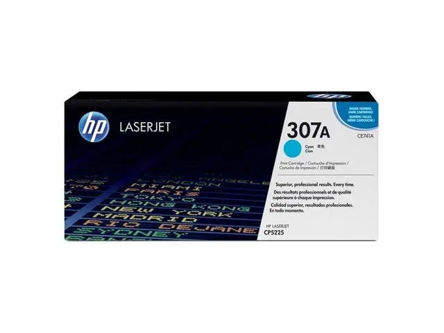 HP - original Colour LaserJet CE741A Toner cartridge cyan standard capacity 7.300 pages 1-pack