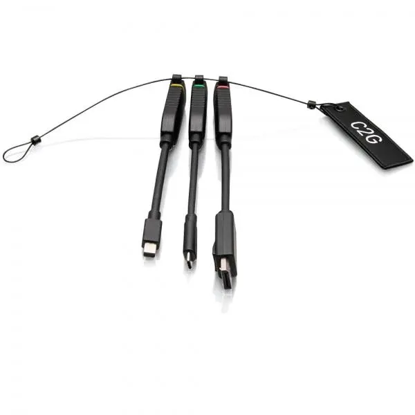 C2G - Universal 4K HDMI Adapter DP+USB C