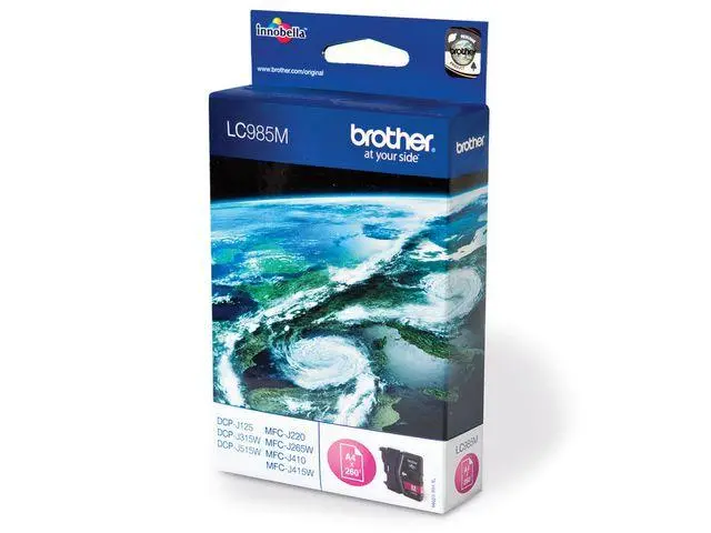 BROTHER - Blekk BROTHER LC985M rød