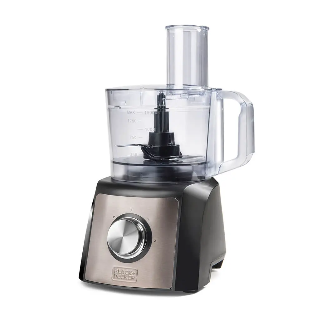 BLACK&DECKER - Kjøkkenmaskin 1200W Brushed