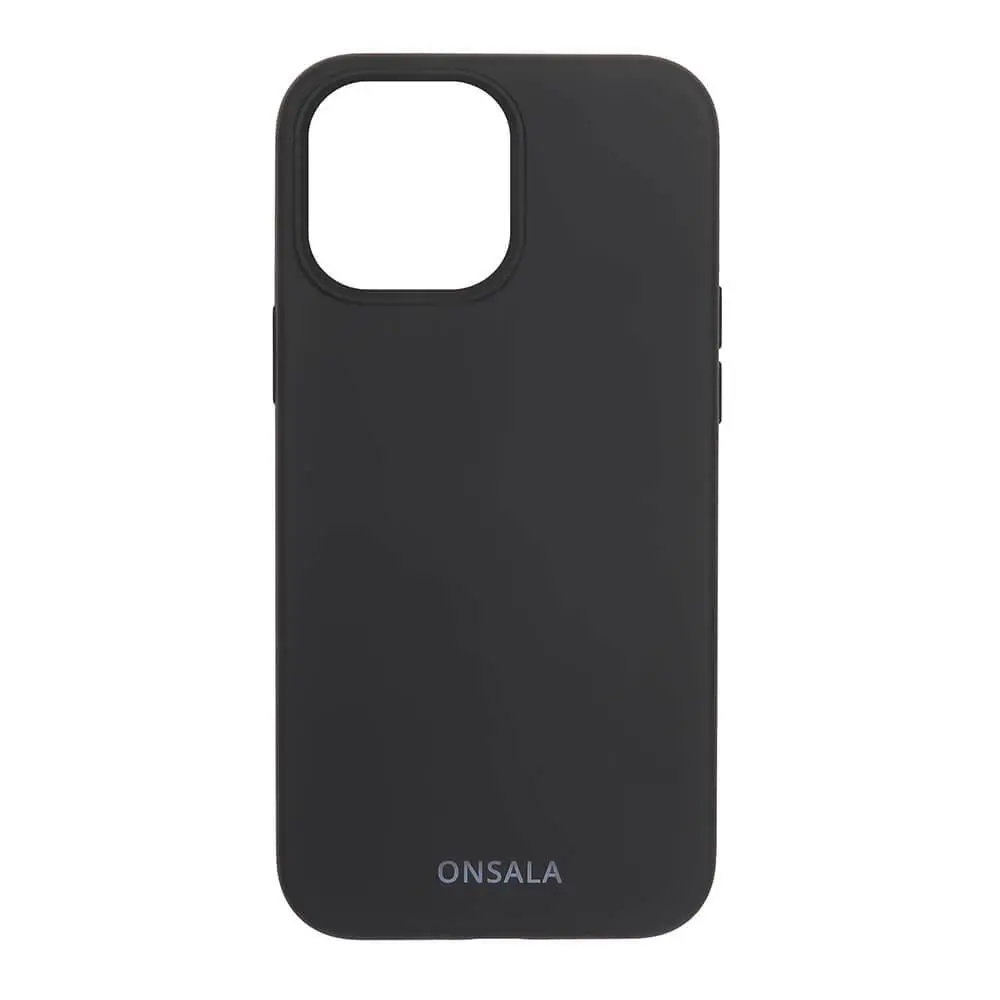 ONSALA - Mobildeksel Silikon Black iPhone 13 Pro Max