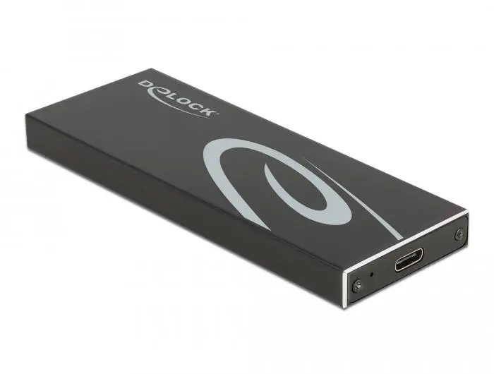 Delock - drevkabinett - M.2 Card / SATA 6Gb/s - USB 3.2 (Gen 2)
