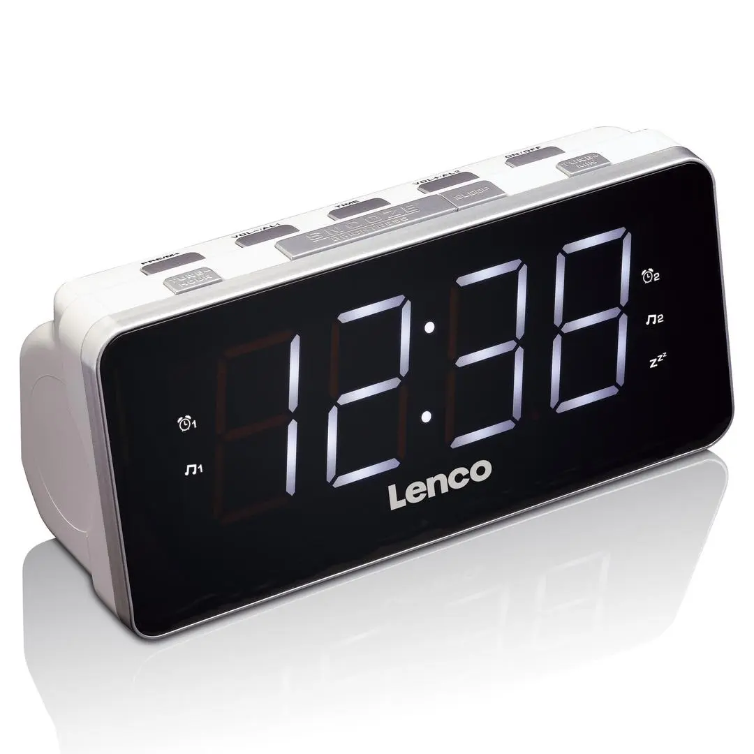 Lenco - Cr-18 Radio Clock Digital 