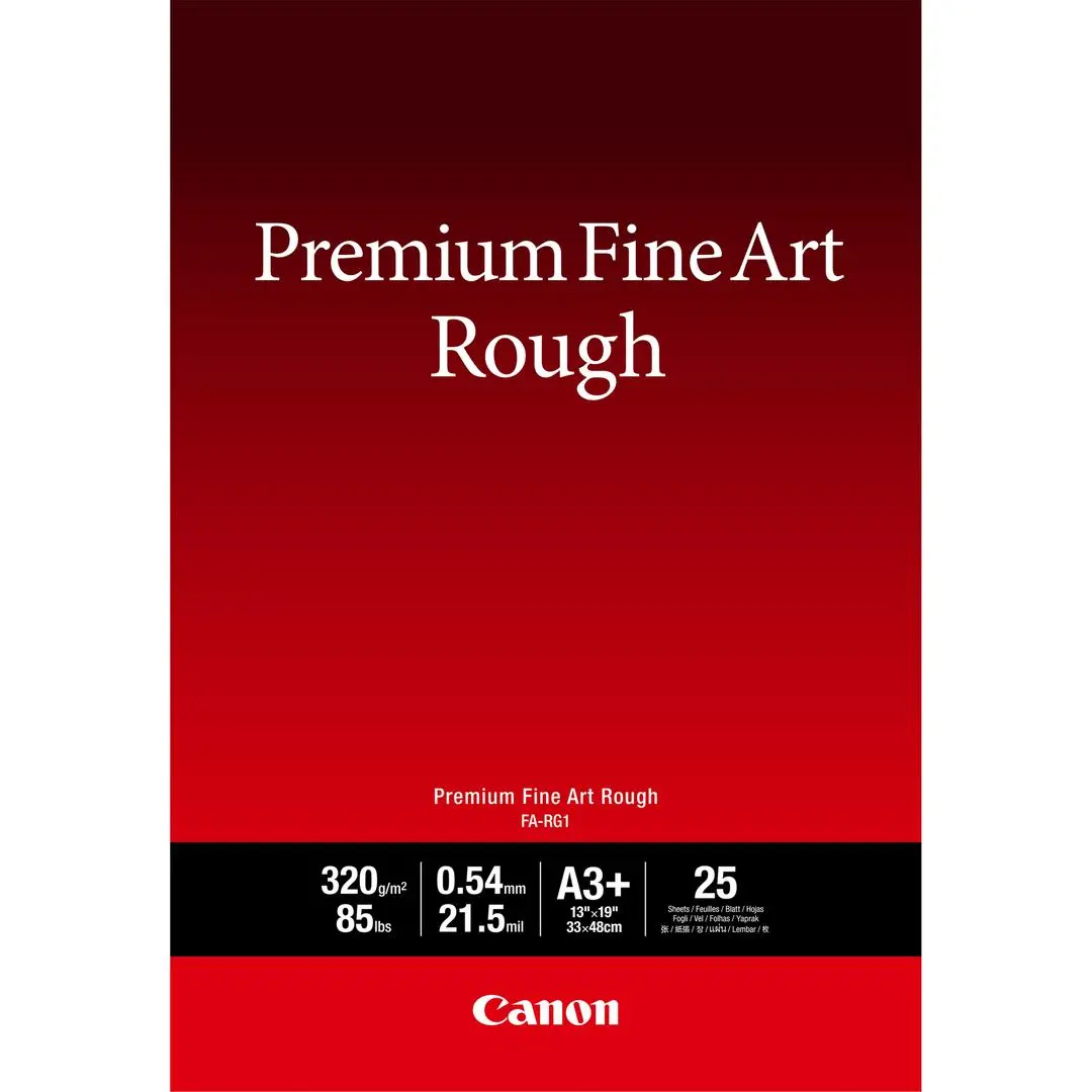 Canon - Premium Fine Art Rough A3+ 25 ark 320 g/m² - FA-RG1