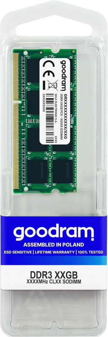 GOODRAM - Memory Module 8 Gb 1 X 8 Gb