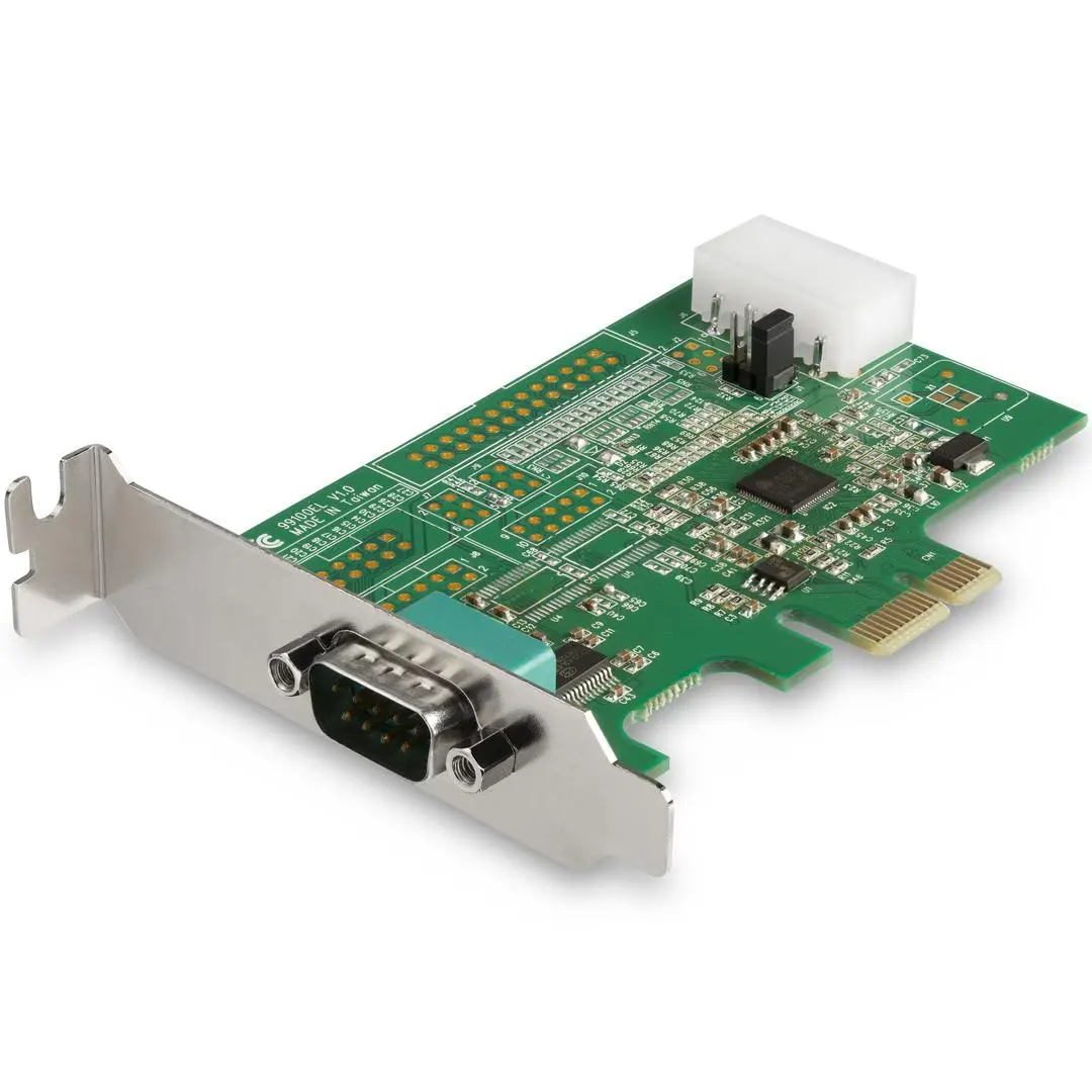 StarTech - 4-port PCI Express RS232 Serial Adapter Card, PCIe RS232 Serial Host Controller Card, PCIe to Serial DB9 Card, 16950 UART, Desktop Expansion Card, Windows, macOS, Linux