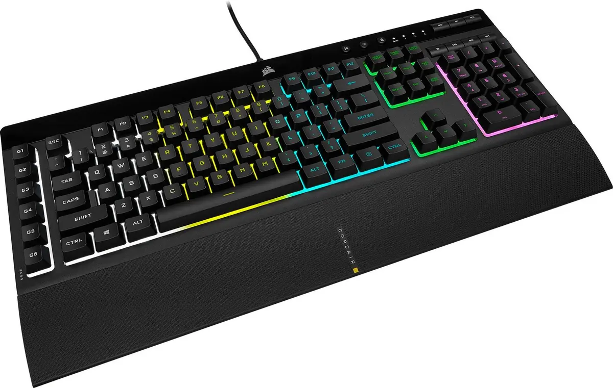 Corsair - Gaming K55 RGB PRO - tastatur - Nordisk - svart