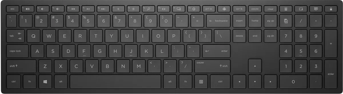 HP - Pavilion 600 - tastatur - Tysk - kullsort Inn-enhet
