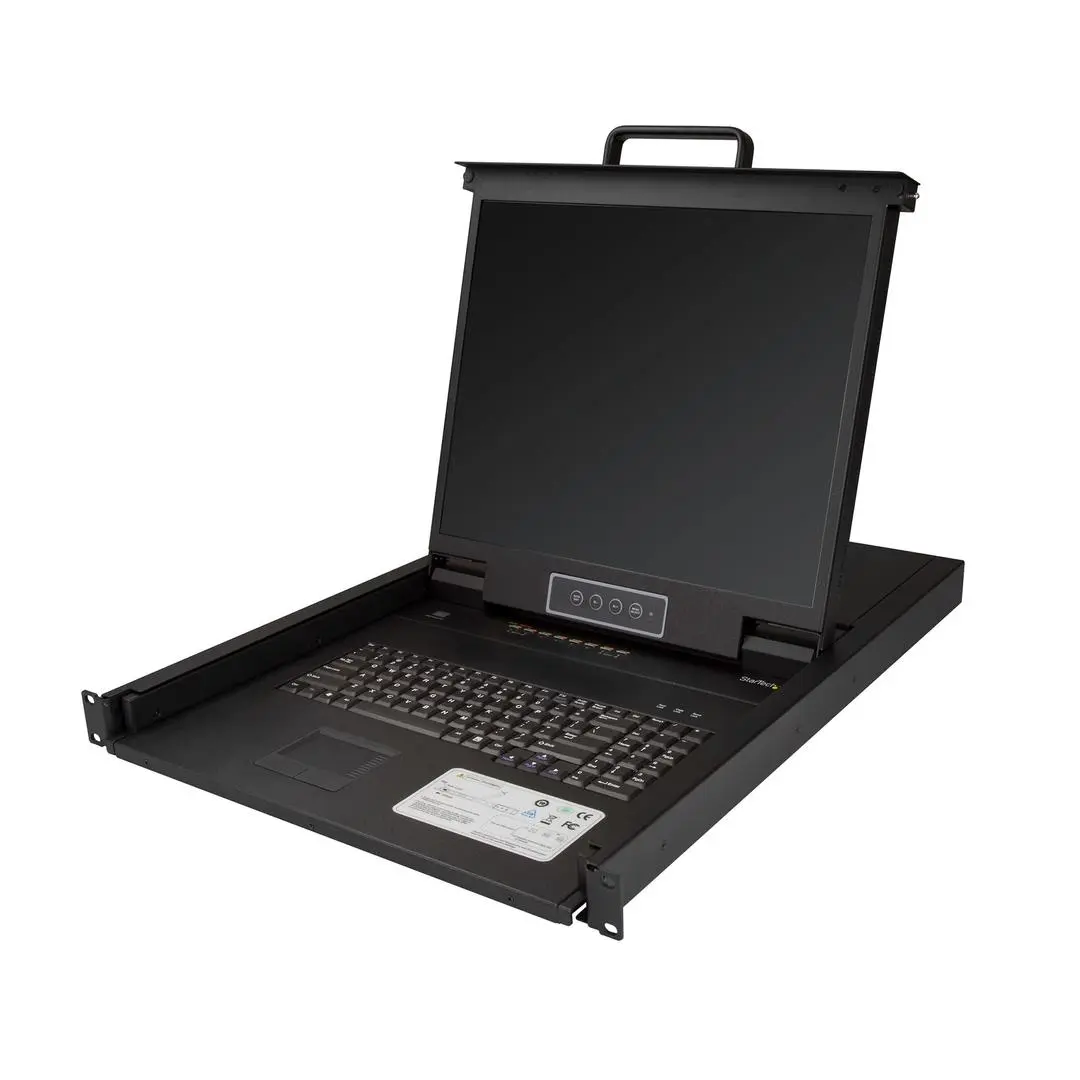 STARTECH - 8-Port Rackmount KVM Console for Server Rack - 19 in. - 1U
