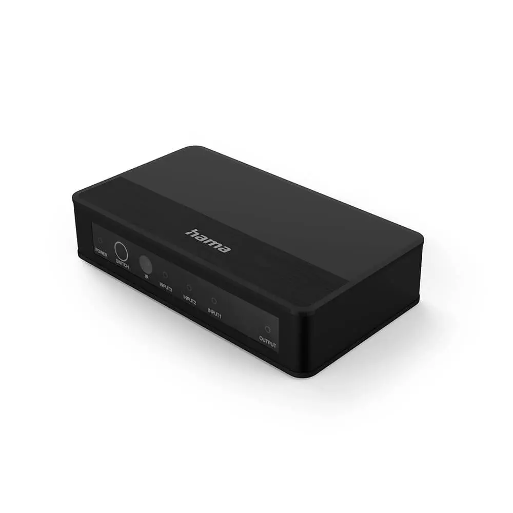 HAMA - Switcher HDMI 3x1 4K
