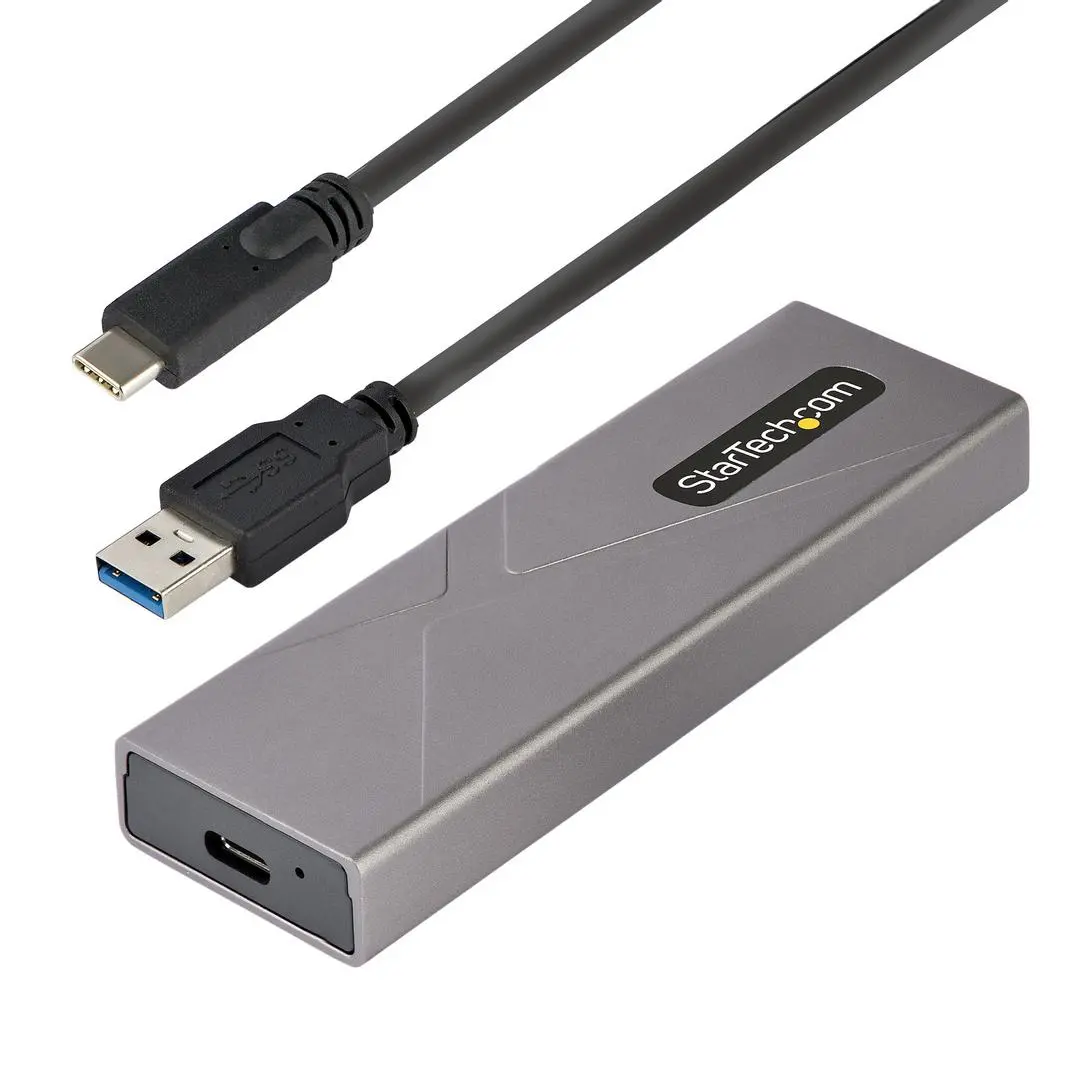 STARTECH - USB-C 10GBPS M.2 PCIE NVME OR M.2 SATA SSD ENCLOSURE TOOLFREE ACCS