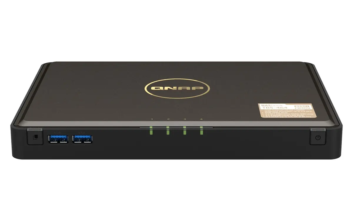 QNAP - TBS-464-8G 4BAY M.2 2280 8GB DDR4 2 X 2.5GBE EXT