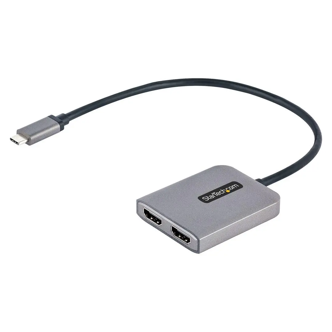 STARTECH - DUAL HDMI MST HUB - 4K 60HZ USB-C MULTI-MONITOR ADAPTER CABL