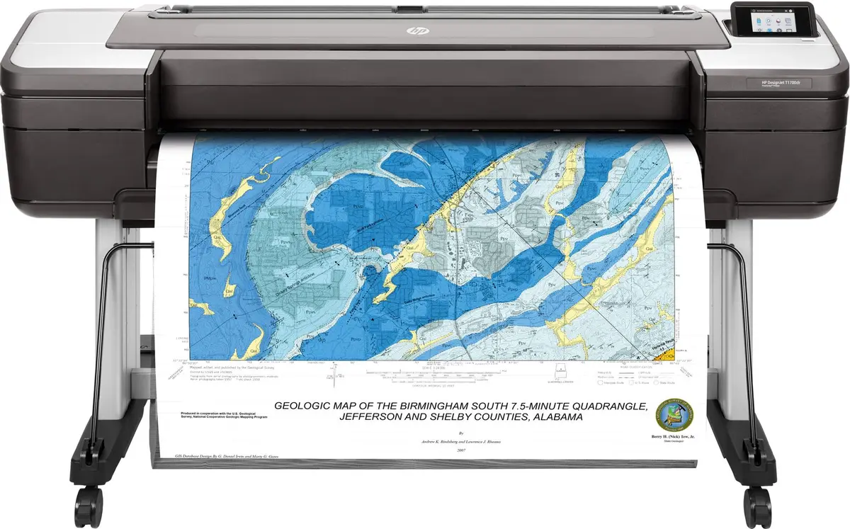 HP - DesignJet T1700dr PostScript - storformatsskriver - farge