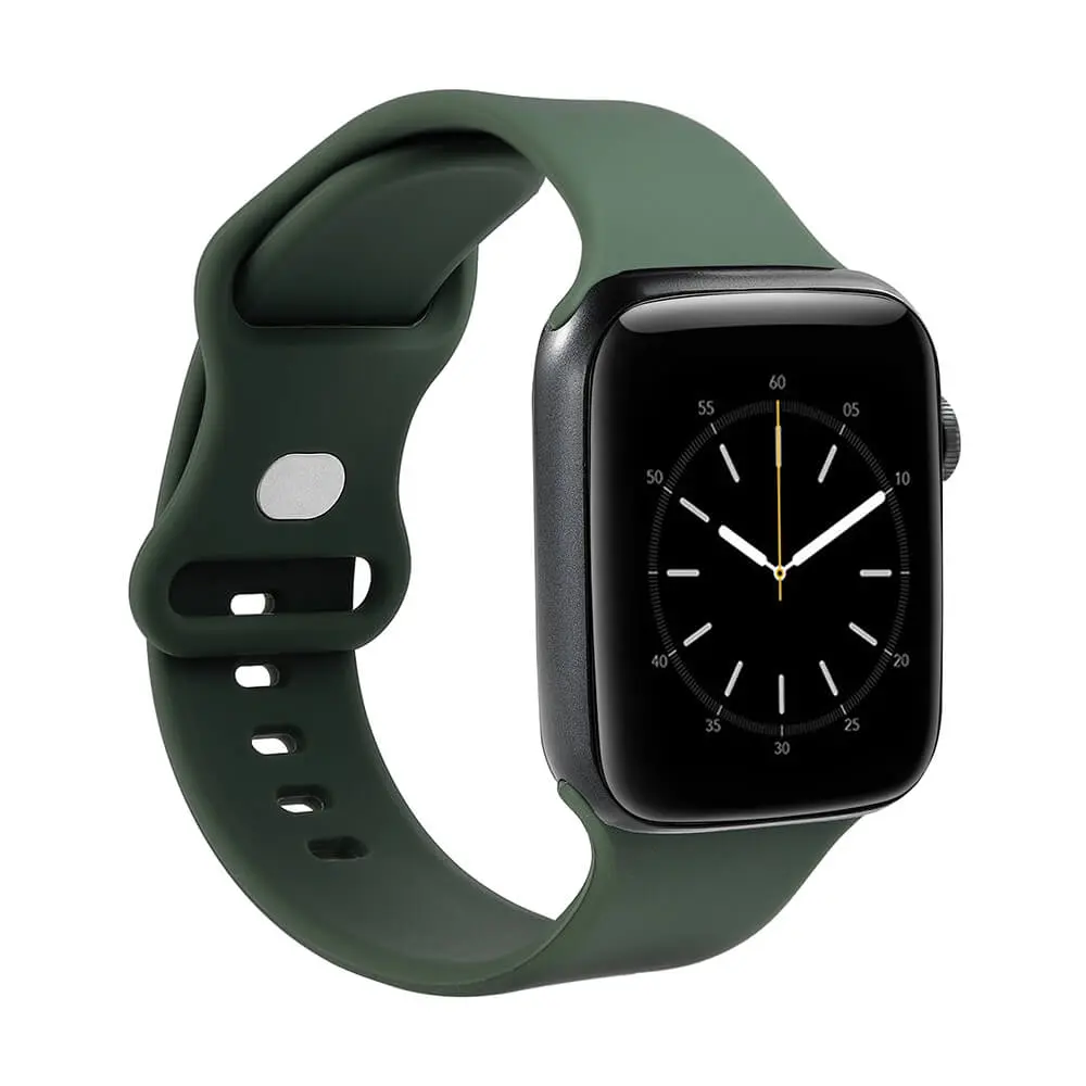 GEAR - Watchband Silicone OLIVE GREEN Apple Watch 38/40/41