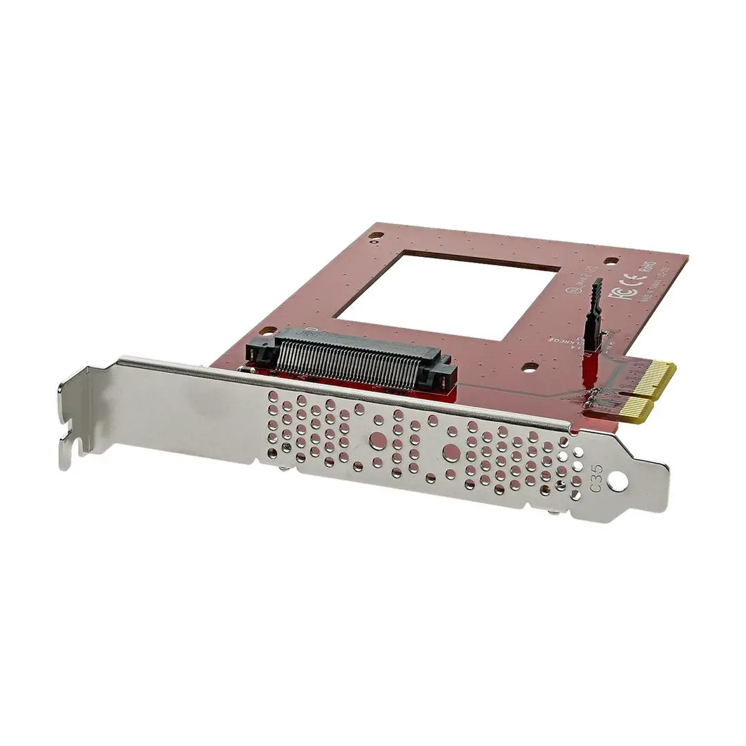 STARTECH - "U.2 to PCIe Adapter for 2.5"" U.2 NVMe SSD - SFF-8639 - x4 PCI Express 3.0"