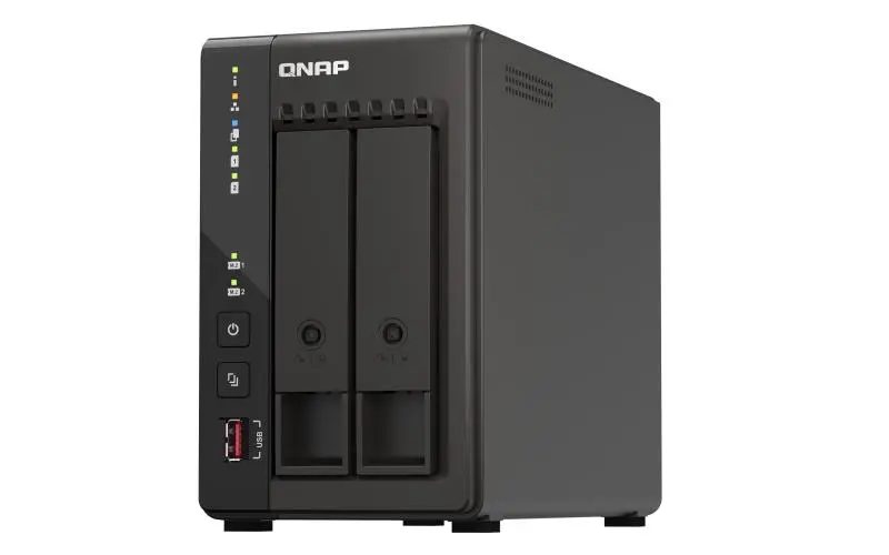 QNAP - TS-253E-8G 2 BAY 8 GB DDR4 2X 2.5GBE 2X USB 3.2II 2X USB2.0 EXT